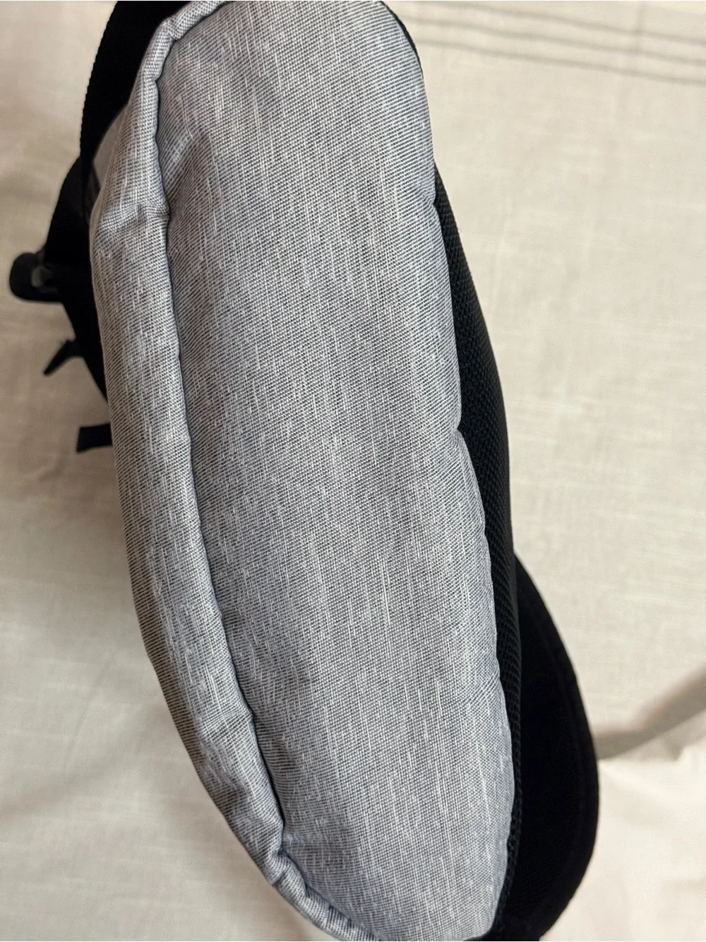Adidas Sport ID Clip Pack Rolltop Backpack Grey Black Excellent Condition